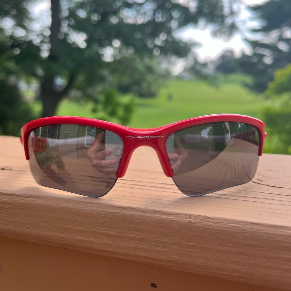Youth Oakley Sunglasses Red